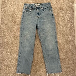 Topshop Straight Leg Jeans